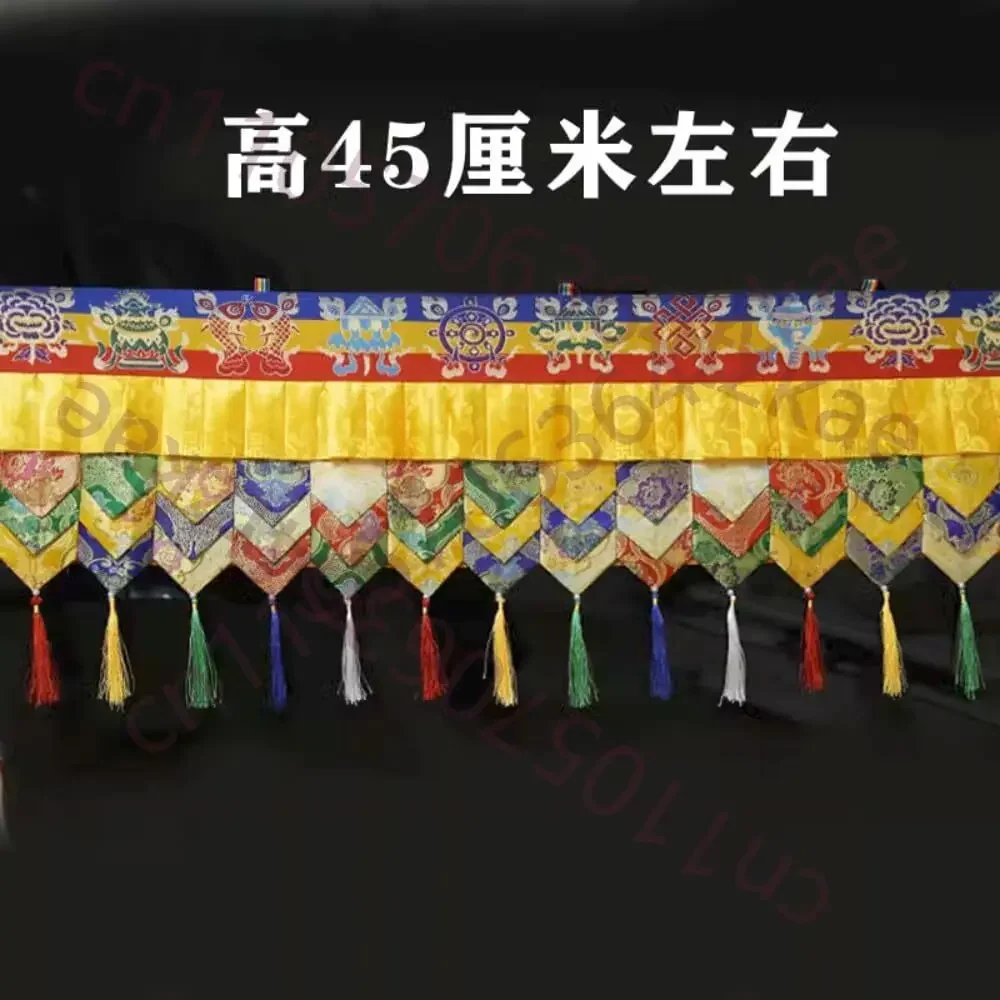 100cm Tibetan Style Curtain Hanging Table Wall Enclosure Handmade Buddhist