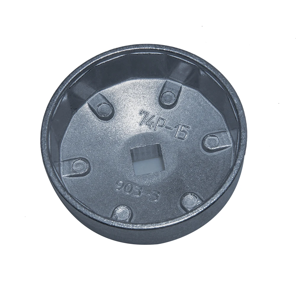 Oil Filter Wrench 74mm 15 Flute H903-3 Aluminum Car Auto Socket Remover Tool For U.S. General Motors Kerisler
