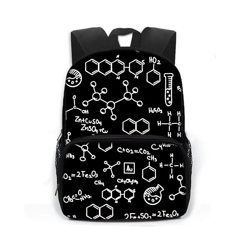 Mochila de Ciencia para Niños y Niñas, morral con tabla periódica de elementos, mochilas escolares para niños y niñas, mochilas de guardería