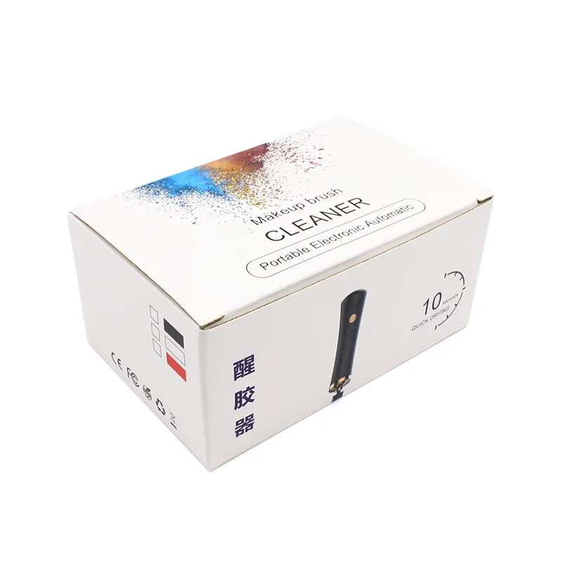 Elektryczny mieszalnik kleju do rzęs, do lakieru do paznokci, tuszu do tatuażu, pigmentów, płynów, maszyna do mieszania z 2 złączkami, 6 osłonek na klej.