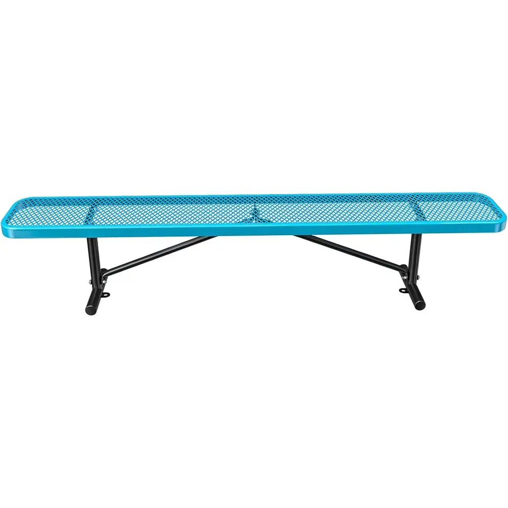 

Коммерческая всепогодная скамья на 8 мест из железной сетки для патио, газона, двора или веранды