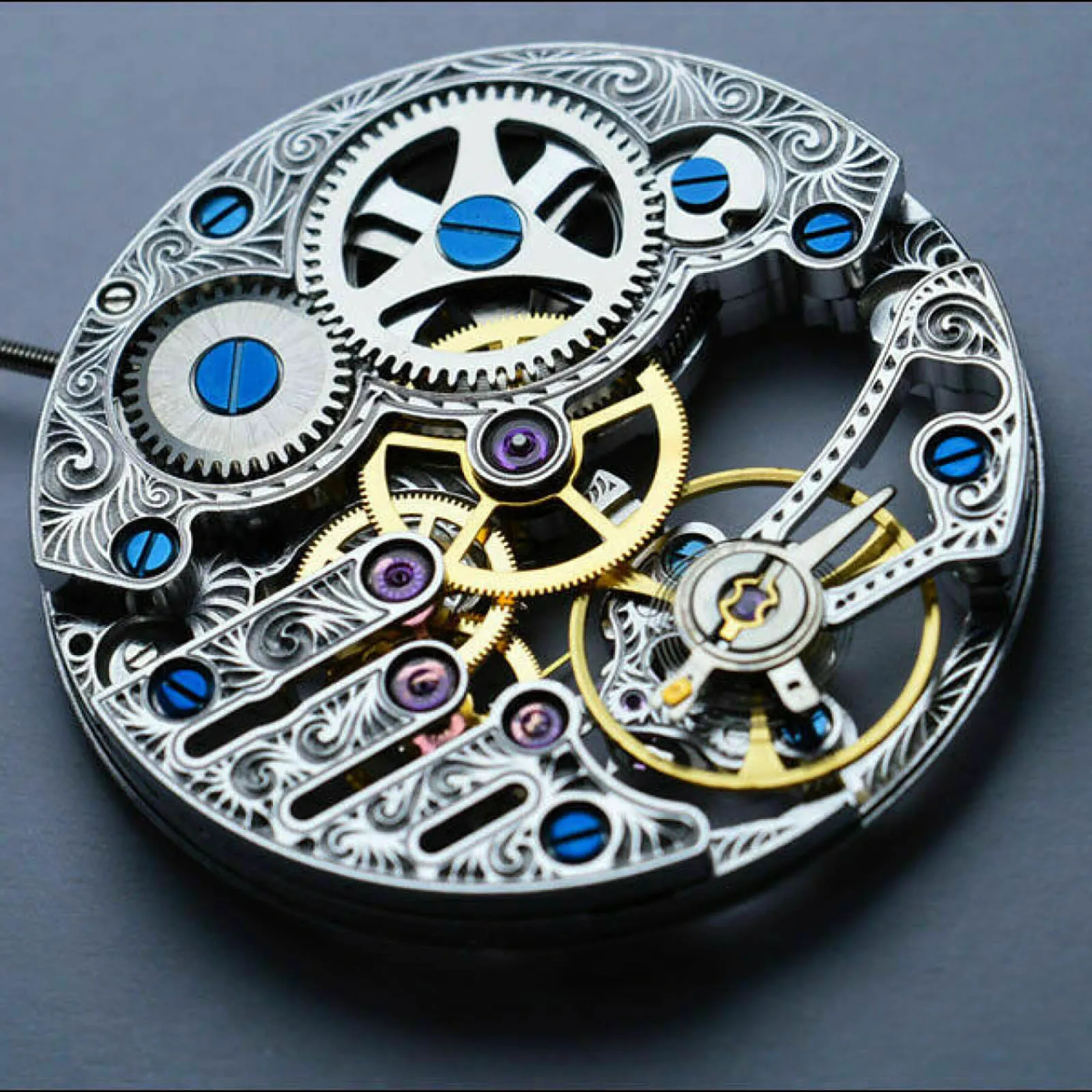 

1PC Seagull ST3620K Skeleton Movement 21600 BPH, 17J Hand Wind Watch Movement for Watch Mod