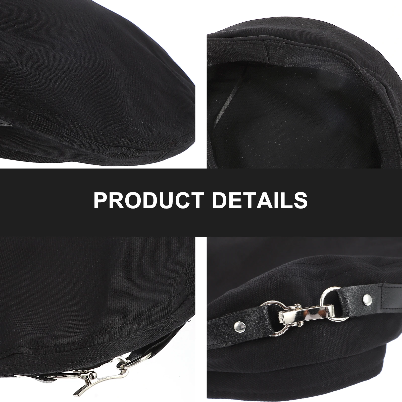 

Black Beret Autumn Winter Hat Women Cotton Retro Sailor Cap Warm Autumn Winter Hats Fashion Accessories Christmas Gift