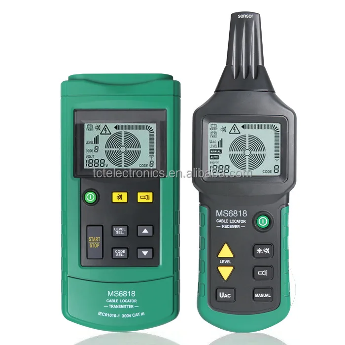 Hot Digital MS6818 Draht kabel Metallrohr Ortungs tester Haltepunkt detektor F2042 Tra Draht bruch detektor