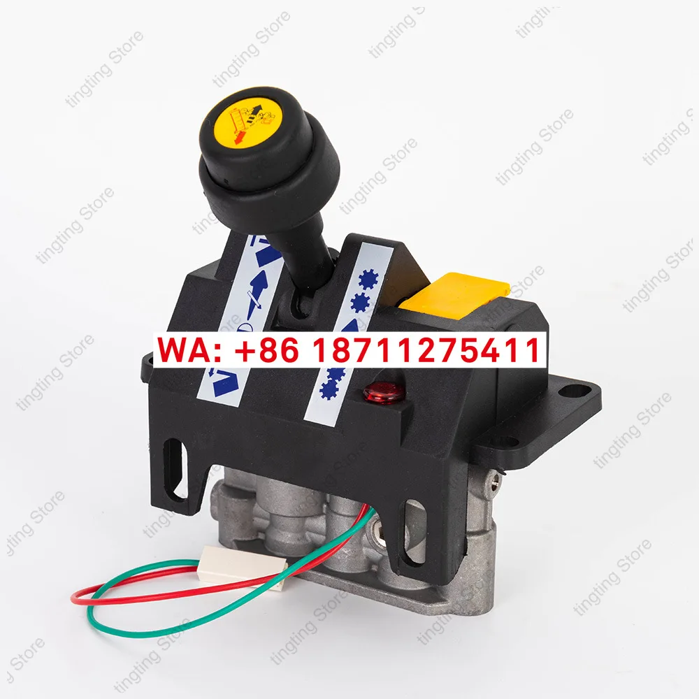 Four hole manual control valve BKQF34-A dump truck cab control valve take-off and landing belt slow descent device