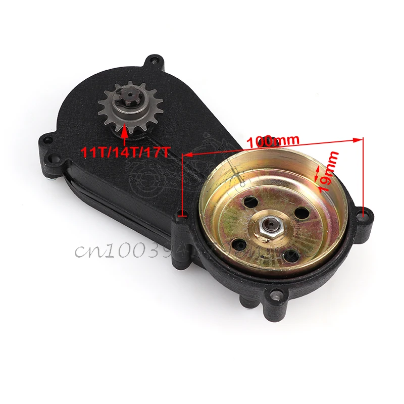 11/14/17T Motorcycle Transmission Reduction Gear Box For 47cc-49cc 2-Stroke Mini Motor Pocket Bike   Parts