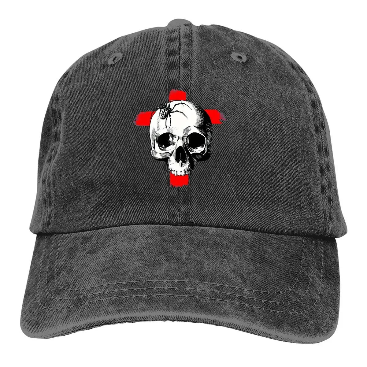 Skull Tattoo Baseball Cap Men Hats Women Visor Protection Snapback Tattoo Style Caps