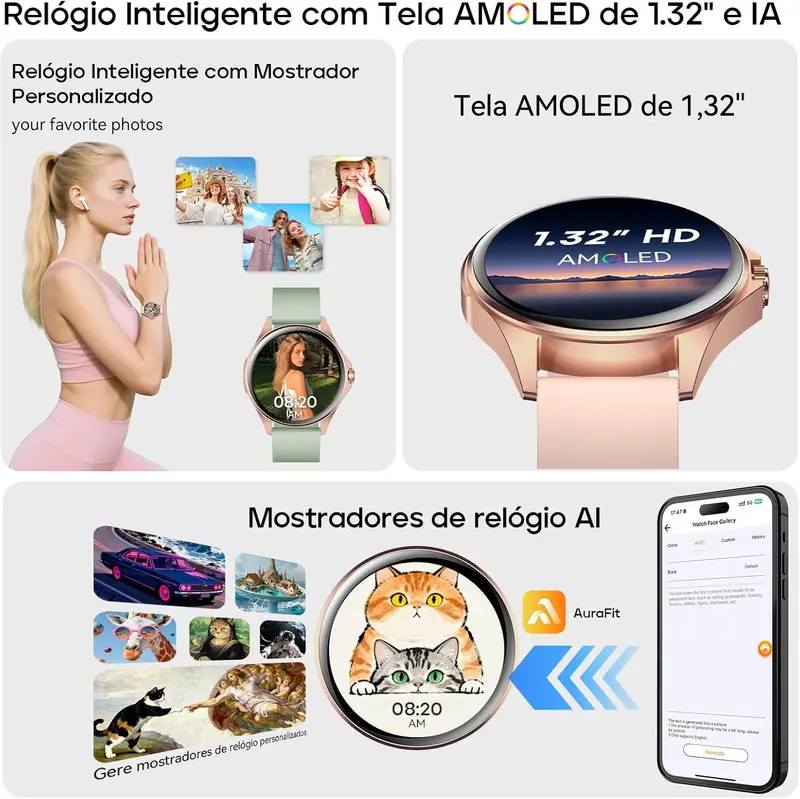 Relógio Feminino Aurafit ELLA 1 — foto 3