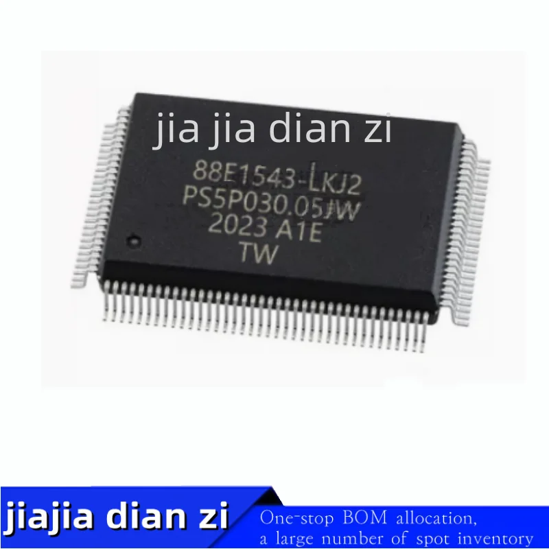 

1pcs/lot 88E1543-LKJ2 88E1543 QFP ic chips in stock Driver receiver transceiver