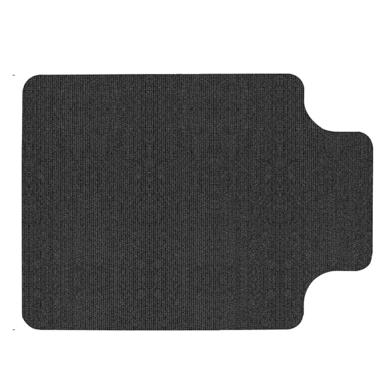 Office Chair Mat for Hardwood/Tile Floor,35.4X55Inch Desk Chair Mat, Multi-Purpose Polyester Floor Protector Dark Gray