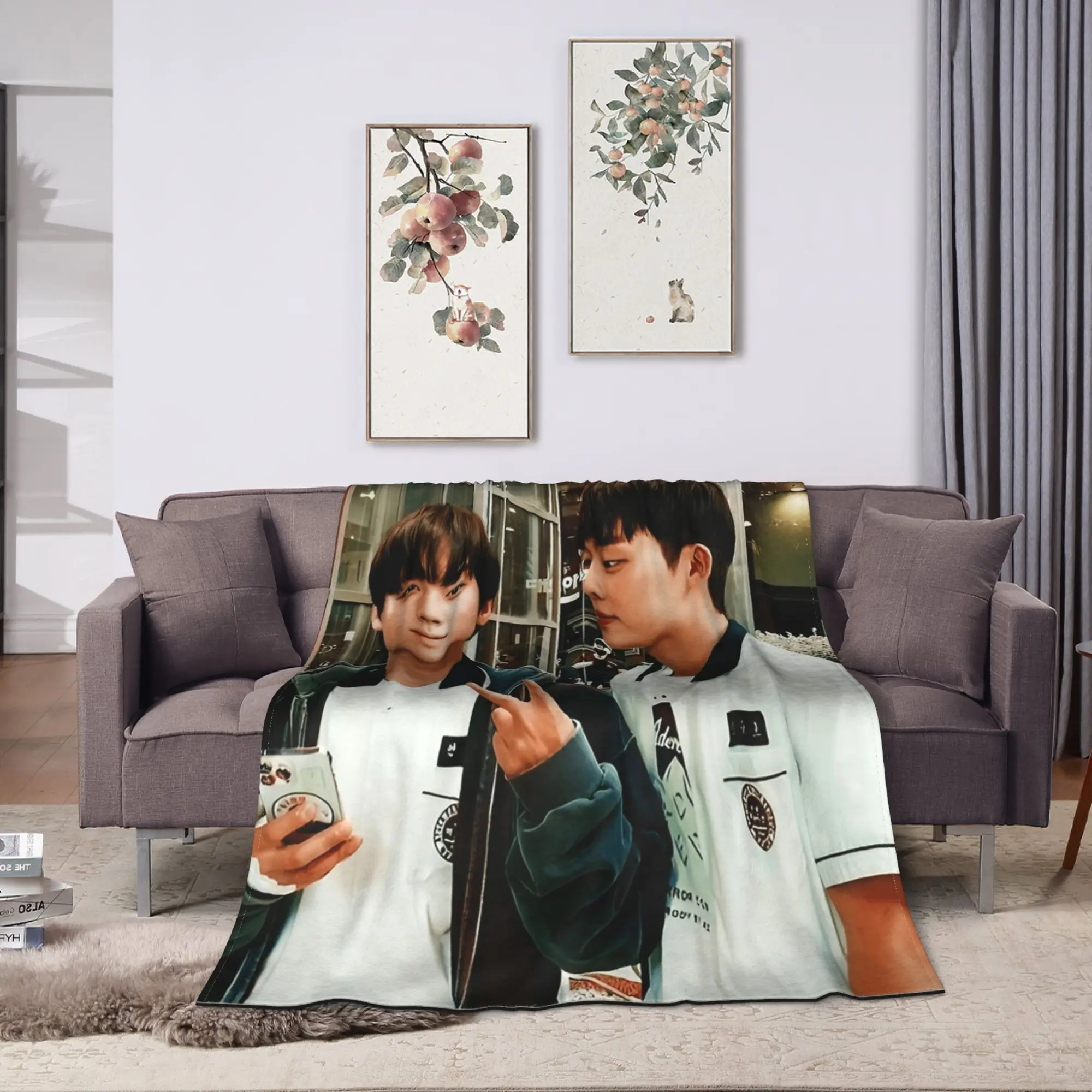 Weak Hero class Super Warm Blanket Kids Adult Plush Throw Blanket Print Home Decor Flannel Bedspread Sofa Bed Cover