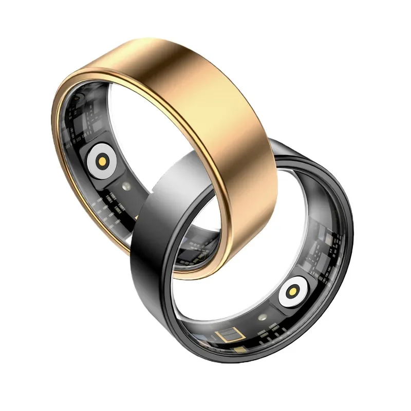 Smart Ring for Men Women Fitness Tracker Heart Rate Monitor Blood Oxygen HRV Sleep Tracking Pedometer Gesture Control Health