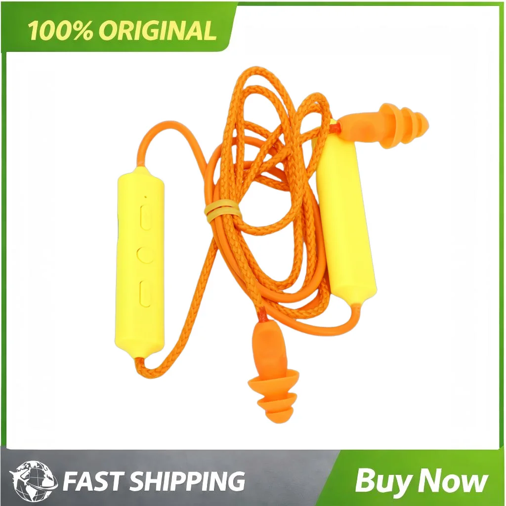 

Bluetooth Neckband Earbuds Noise Reduction 29dB Earplug Earphones 20H Playtime Waterproof Work Construction Lawn Workshop