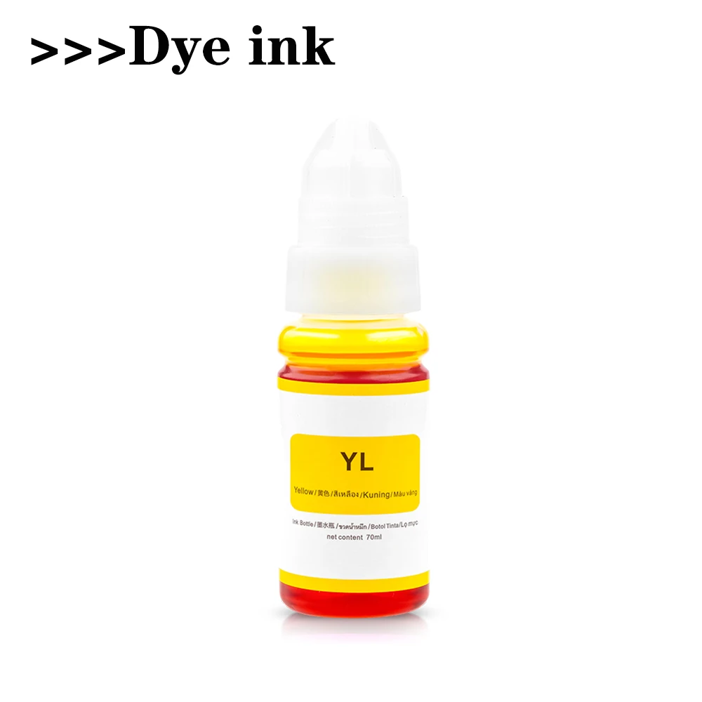 GI-490 GI-790 GI-890 Refill Dye Ink for Canon Pixma G1000 G1100 G1400 G2400 G3400 G2000 G3000 Printer