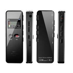 Vandlion V90 Digital Voice Activated Recorder Dictaphone Long Distance Audio Recording MP3 Player Noise Reduction WAV Record