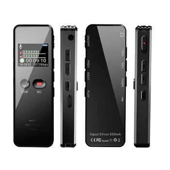 Vandlion V90 Digital Voice Activated Recorder Dictaphone Long Distance Voice Recording MP3 Player Noise Reduction WAV Recording