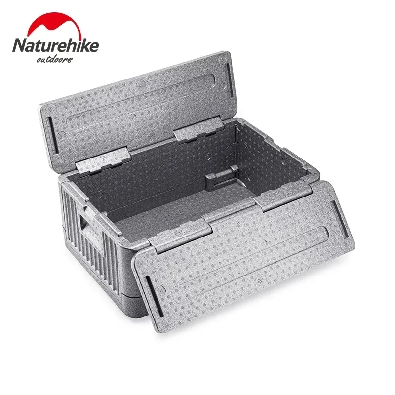 Imagem -02 - Naturehike-outdoor Camping Folding Storage Box Ultraleve Fold Bagagem Case Epp Portable Car Food Box Viagem Piquenique 40l 900g