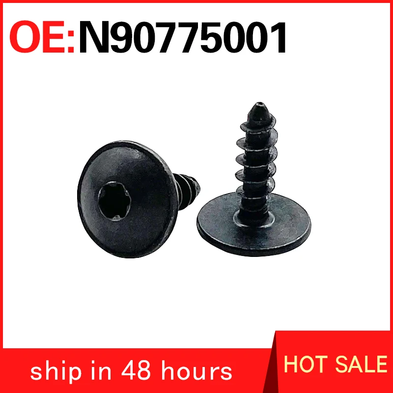 N 907 750 01 for Audi Volkswagen Blade lining fixing screws mudguard screws internal hexagonal self tapping bolts N90775001