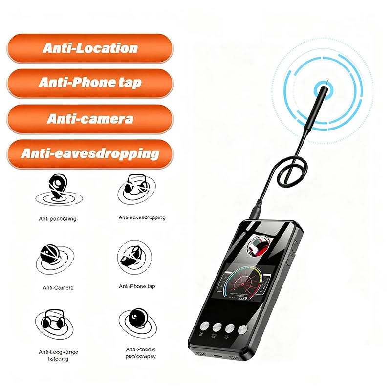 Anti Spy Gadgets Hidden Camera Detector RF Signal GSM GPS Tracker Bug GSM Finder Espion Secret Speed Camaras Detection Security