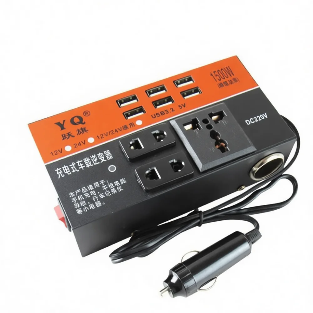 Universal Electric Power Inverter 12V 24V To 110V 220V Converter With USB Charger Port For Car Truck Automotive Travel Accessori