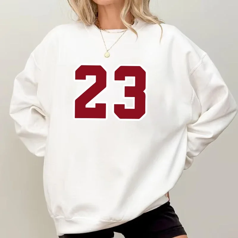 

Comfortable Pullover Casual Fashion Hot Sales Women's Sweatshirts Print O-Neck Tops Jogging Outdoors Sports High Grade Clothing