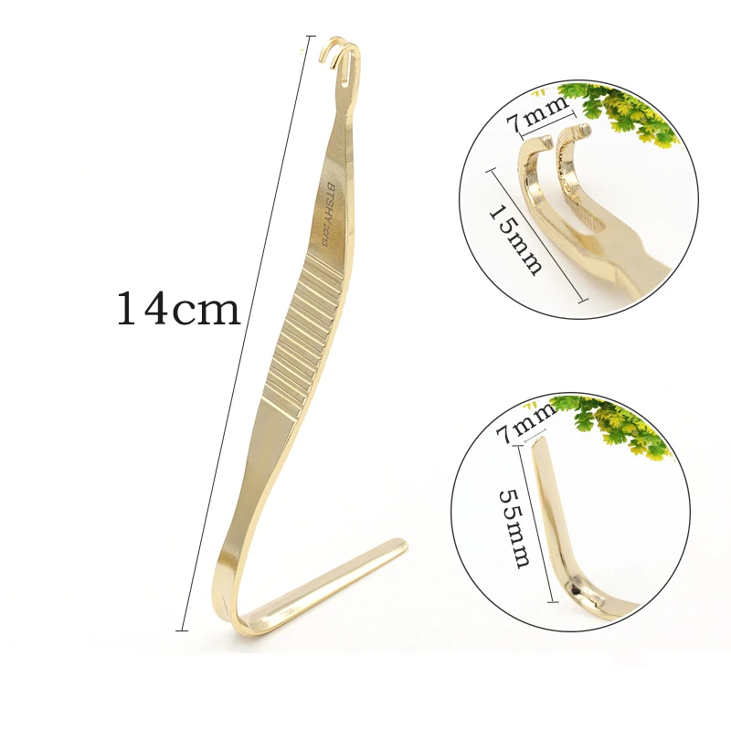 

Cosmetic plastic surgery double eyelid instruments, eyelid bags, two claws, two teeth, nasal comprehensive hook, ophthalmic surg