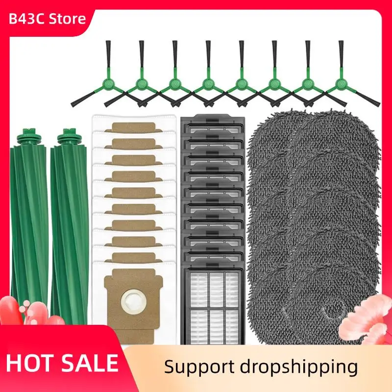 

B43C основная боковая щетка Hepa фильтр швабра мешки для пыли для Irobot Romba Plus 405 Combo/505 комбинированные аксессуары запасные части