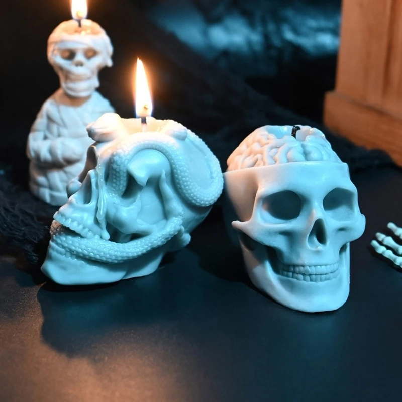 G92D Silicone Mold for Making Handmade Halloween Theme Desk Decoration Mould