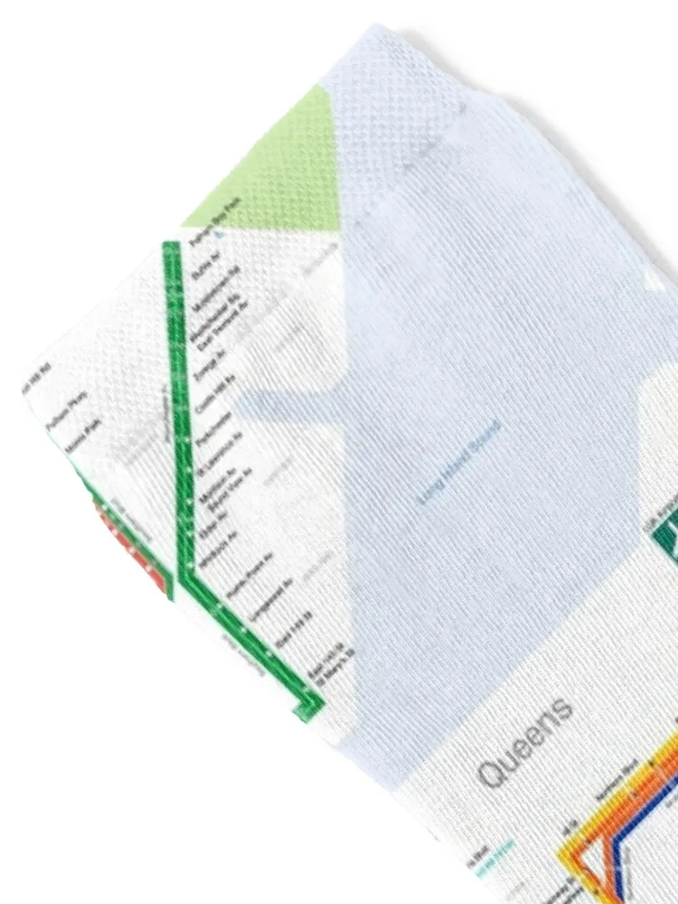 New Yorker Subway Map I Love NYC Socks Men's christmass gift golf Antiskid soccer Socks Female Men's