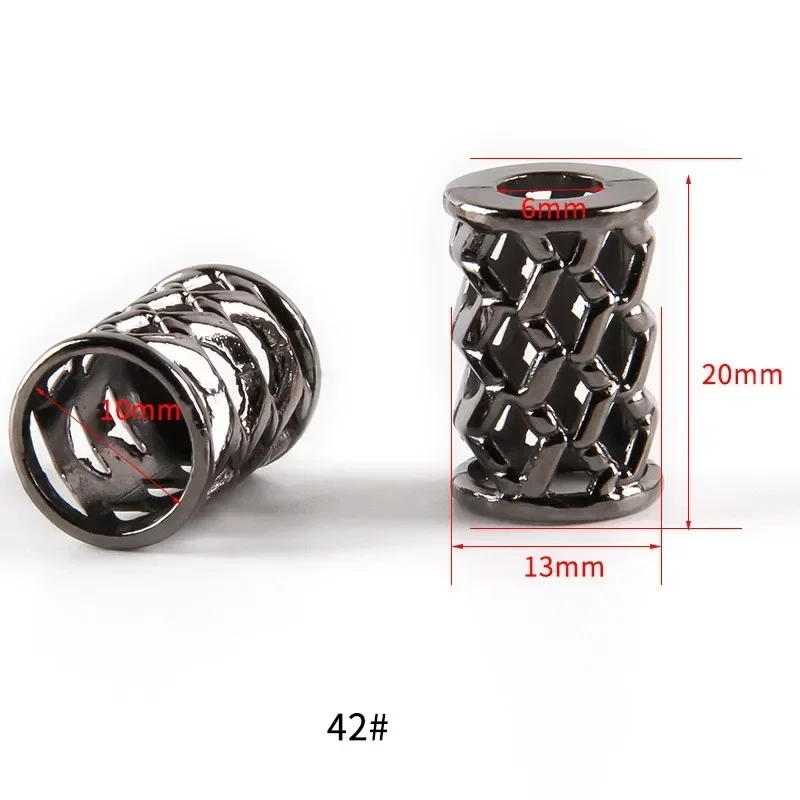50/100Pcs Metall Schnalle Cord Lock Stopper Kleidung Schuhe Einstellen Verschluss Schnüre Ende Schnallen Nicht-slip seil Taste DIY Zubehör
