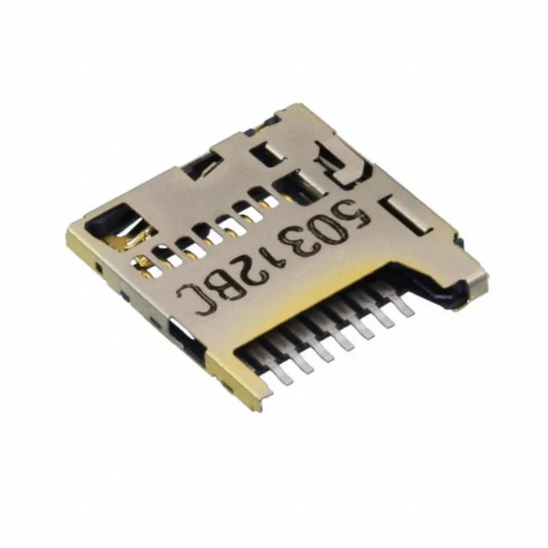 (5-20pcs) 5033981892 MOLEX 1.10mm Pitch microSD Memory Card Connector Normal Mount Surface Mount Push-Push Type 1.28mm Height