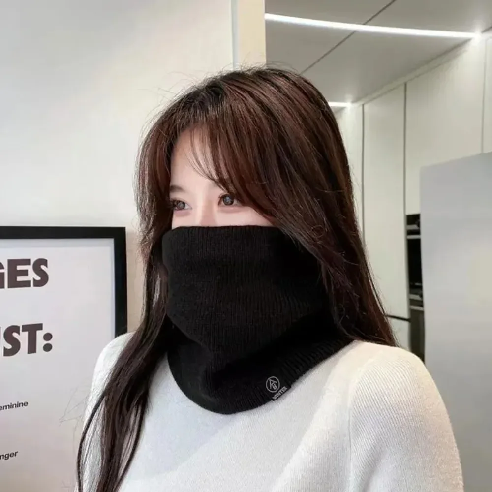 Soft Thickened Plush Warm Scarf - Winter Windproof Neck Gaiter, Cold-Proof Tube Scarf for Outdoor Sports