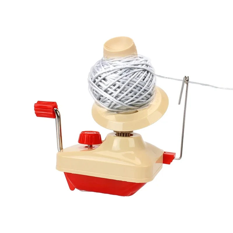 Bobinadora de hilo de mano, máquina de tejer, línea de cuerda de fibra, bobinado de bolas, bobinadora de lana Manual duradera