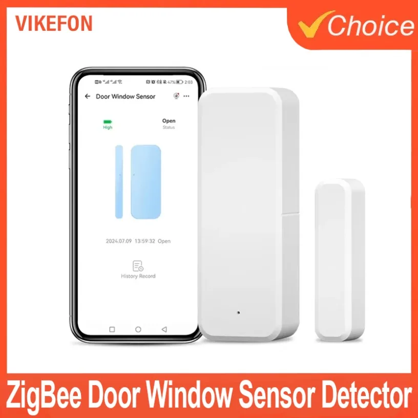 

Датчик двери и окна ZigBee, приложение eWeLink, защита умного дома, защита двери, открытая и закрытая, детектор для Alexa Google Yandex Alice
