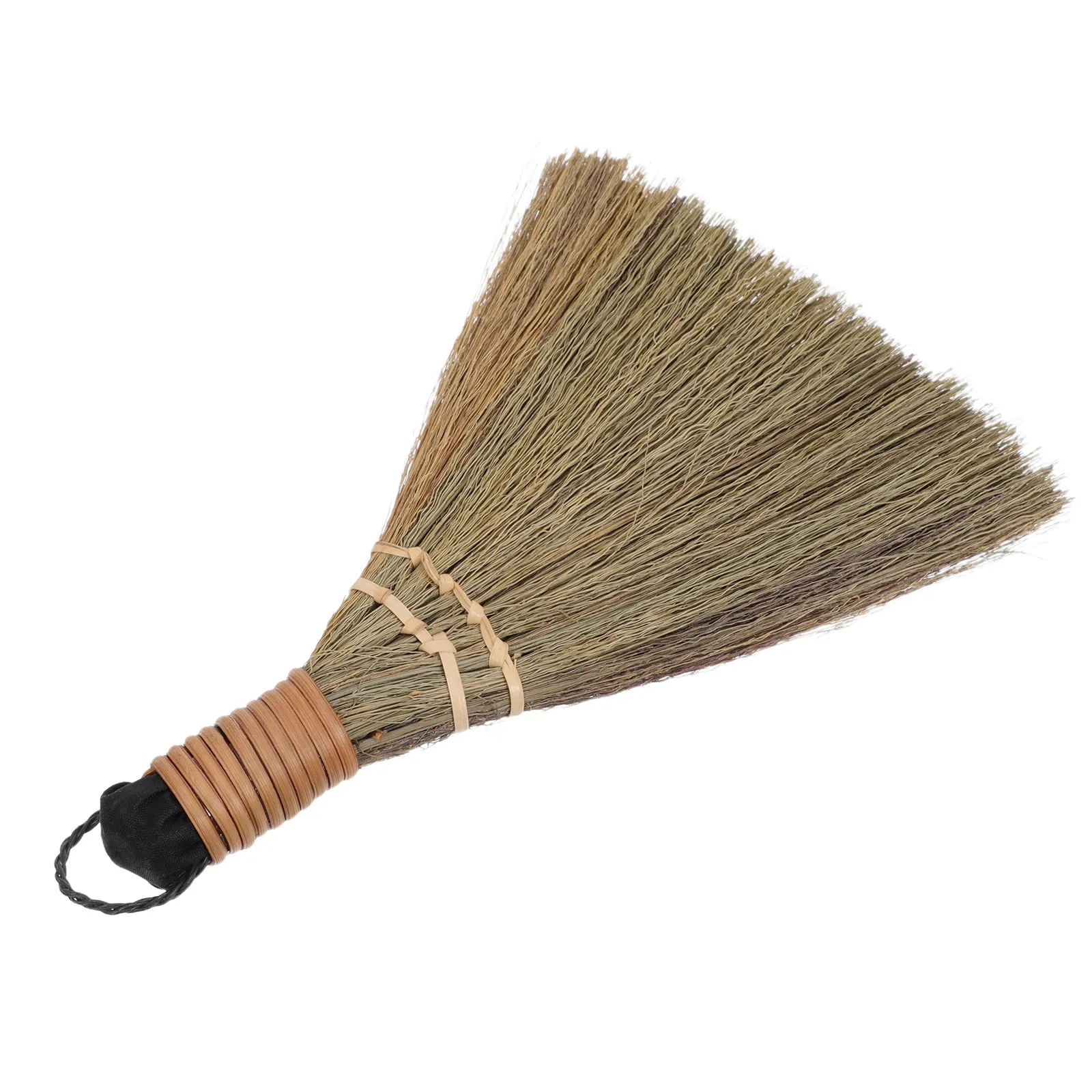 

Натуральная мини-щетка из соломы 7.5x5.1x0.8 дюйма для уборки рабочего стола, легкого удаления крошек и пыли, многофункциональная щетка для офиса