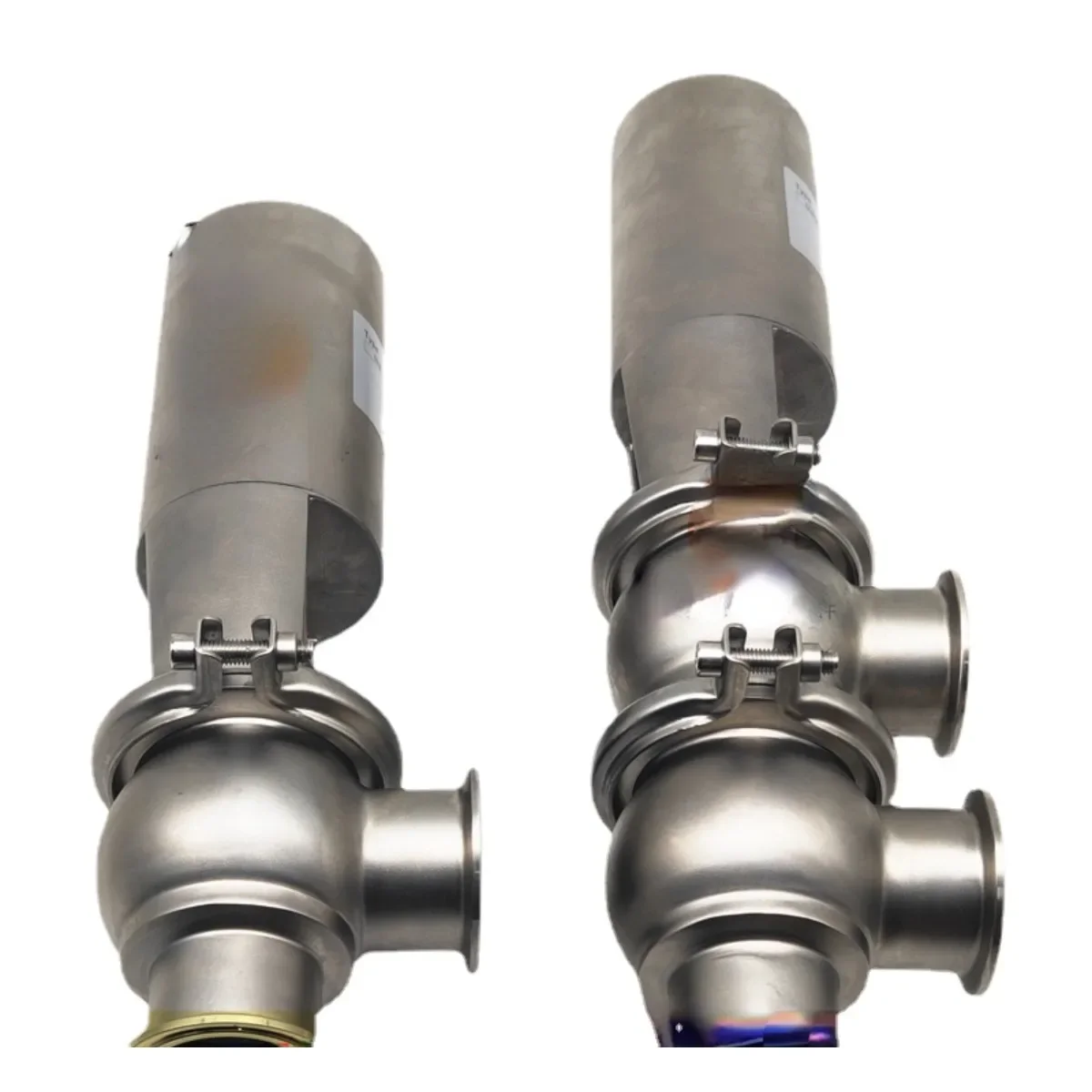 

1,5 "2" 2,5" Tri Clamp SUS 304 Нержавеющая сталь Санитарный пневматический реверсивный переключатель Направляющий клапан Домашнее пиво
