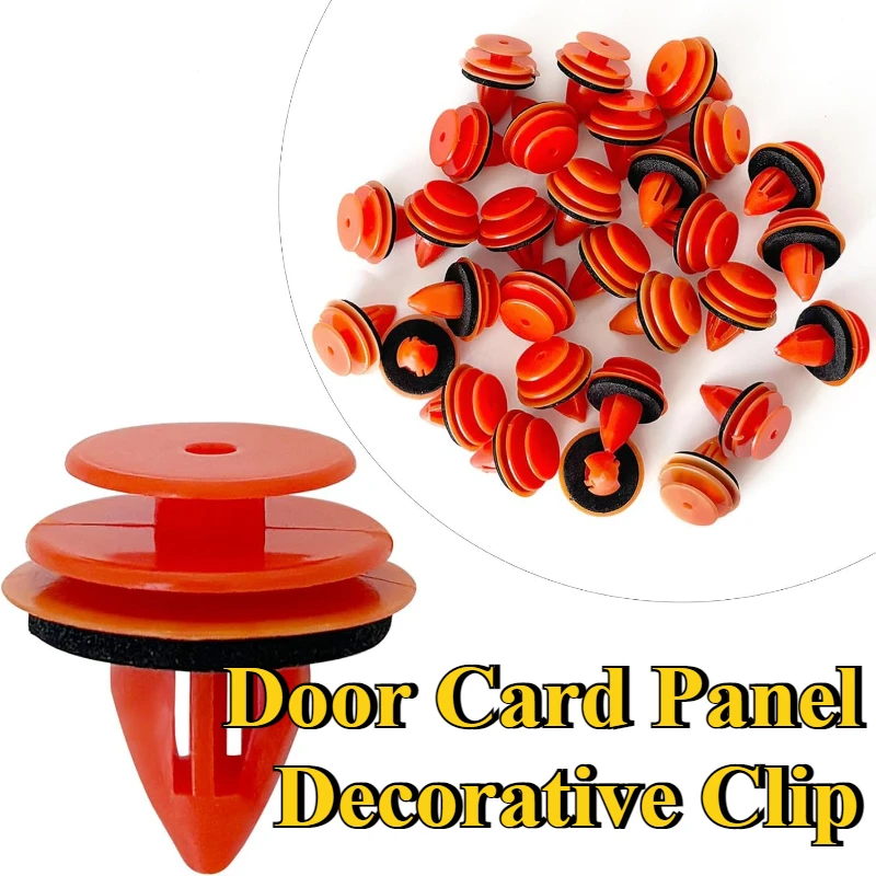 10/20/30 Pcs Car Door Card Panel Trim Clips Suitable for Mercedes Benz Triangle Decorative Panel of Car Door Panel