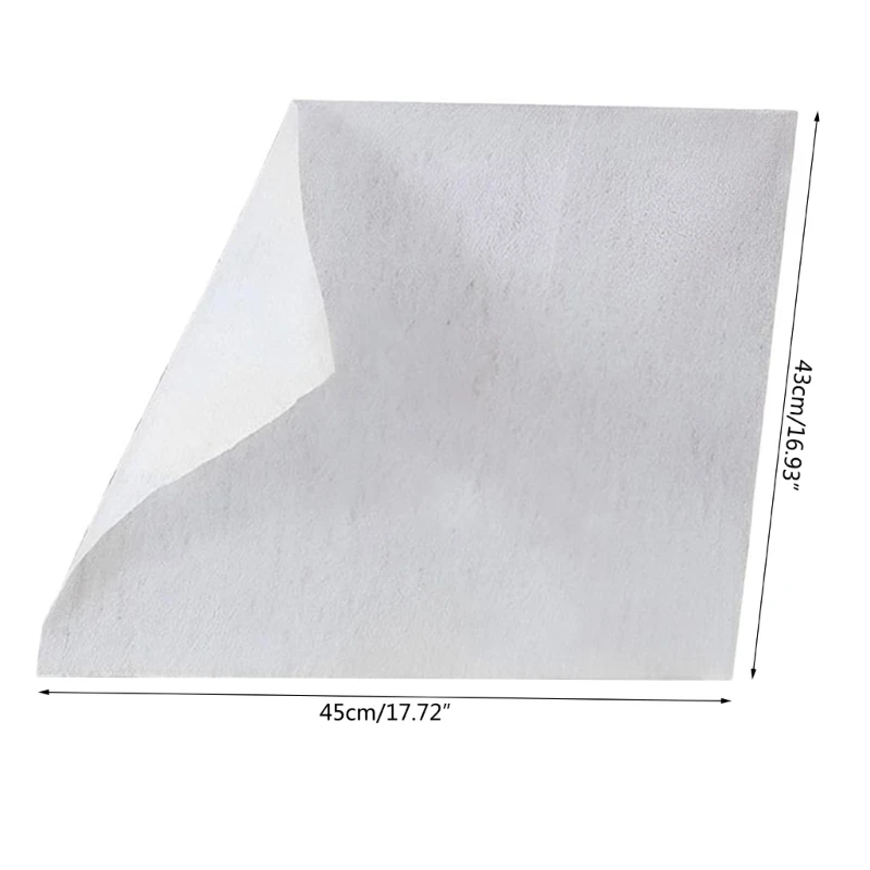 Absorbent Disposables Filter Sheets, Durable and Portable Kitchen Filter Paper Suitable for Extractor Hoods, 12 Pack images - 6