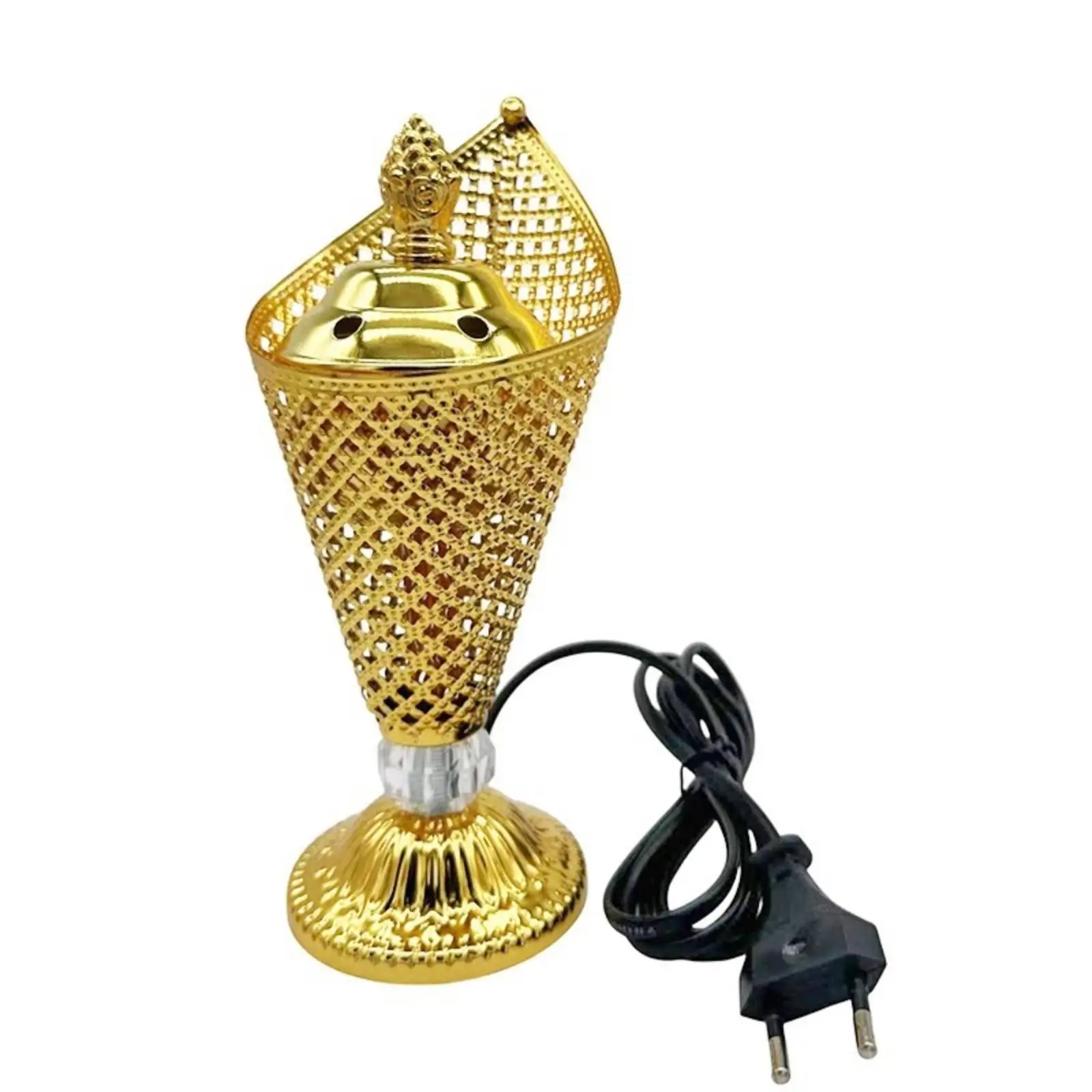 Stylish Middle Eastern Incense Burner Electric Iron Aroma Diffuser Plug in Creative Decor for Living Room