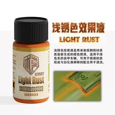 Aging Effect Liquid Casting Model Figure Model Old Stain Washing Rust Stain Paint Peeling 40ml