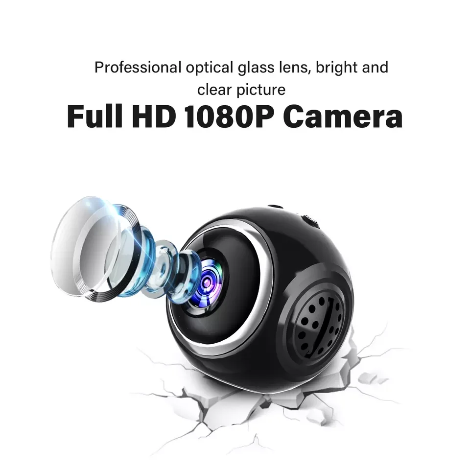 X11 Mini Wifi Camera 1080p Night Version Small Indoor Camera Wireless Wifi Camera for Home Night VISION Micro SD Card Support