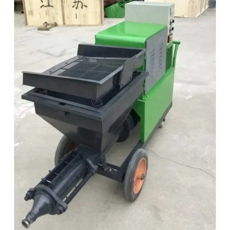 Automatic Mortar Mixer Spray Cement Plastering Spraying Machines