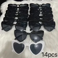 14 gafas en forma de corazón son los mejores regalos para parejas y amigos, perfectos para fiestas individuales, Halloween, Navidad y cumpleaños.