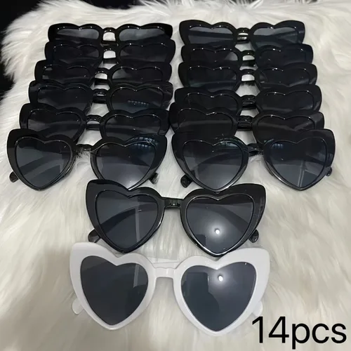 14 gafas en forma de corazón son los mejores regalos para parejas y amigos, perfectos para fiestas individuales, Halloween, Navidad y cumpleaños.