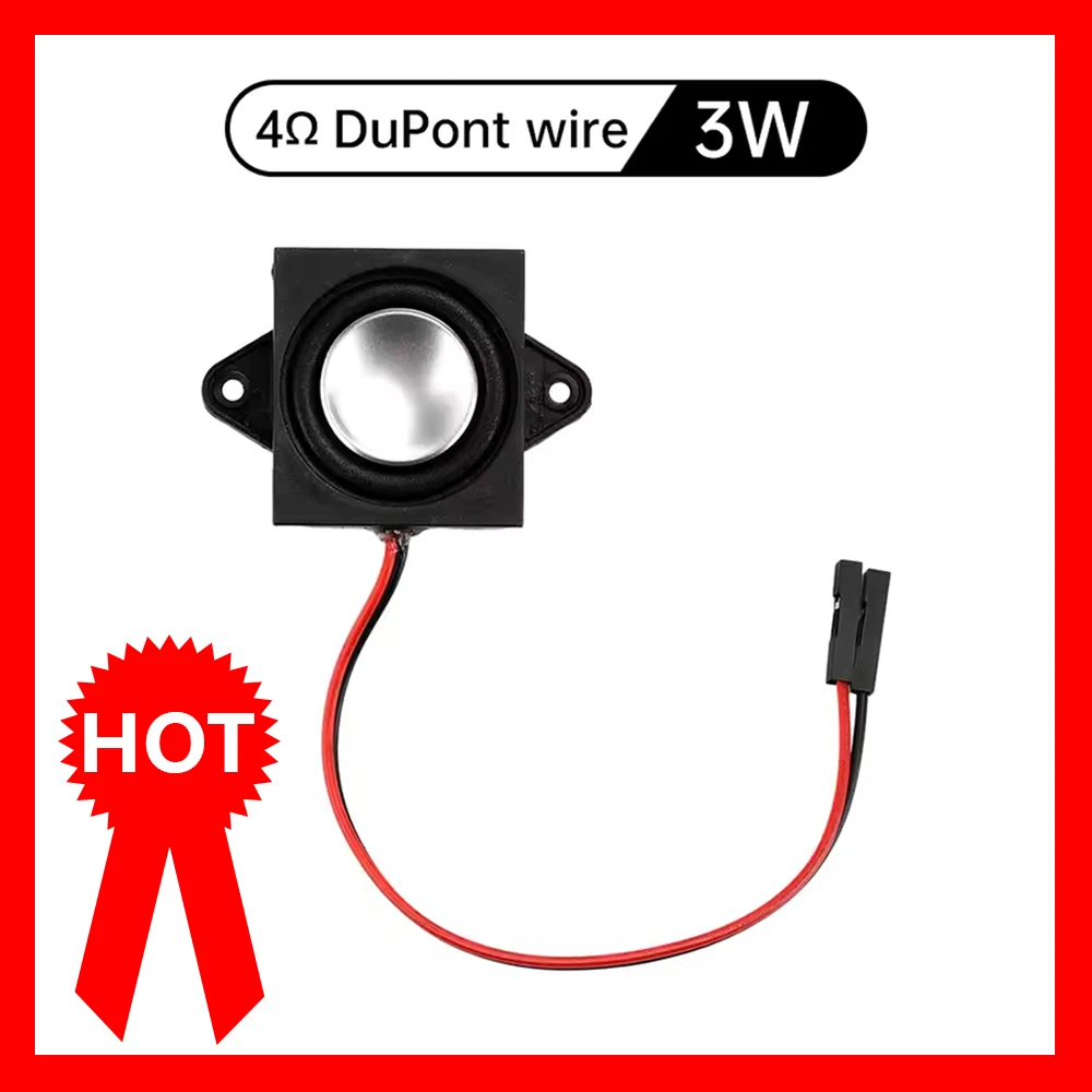 Mini Speaker Arduino 2831/3128 holte speaker 3 w 4/8 ohm full range bass speaker BOX reclame machine speaker 2.0 terminal
