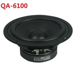 1 Pieces Kasun QA-6100/QS-6210 6.5'' Midrange Speaker Driver Unit Black PP Cone 8ohm/130W Speaker Panel D168-178mm