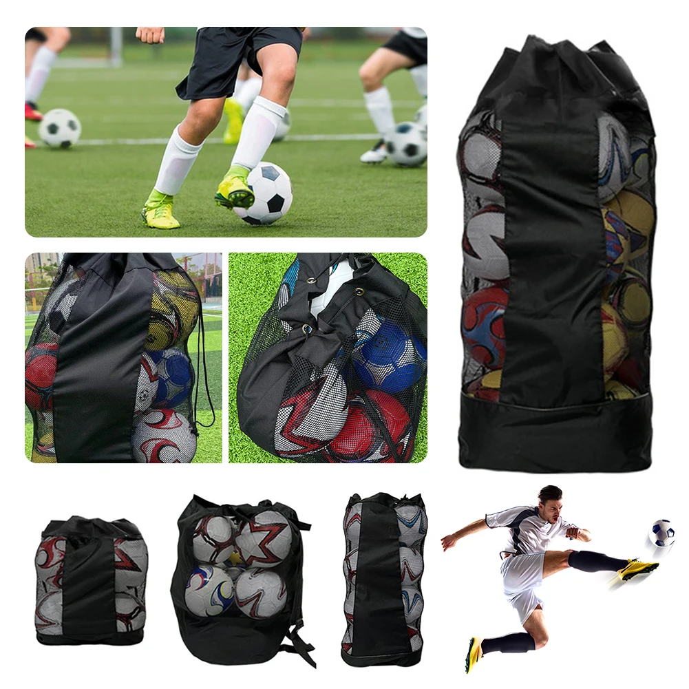 

Drawstring Mesh Balls Bag Basketball Bag with Shoulder Straps Basketball Storage Bag for Storing Basketball Volleyball Baseball