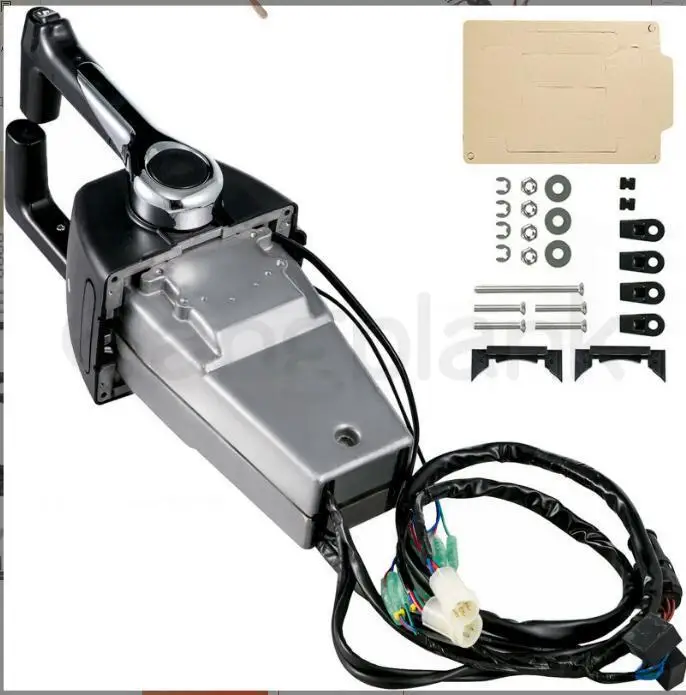 

Outboard Motor Upright Vertical Dual Control Box 704-48207-17 Boat Engine Remote Control Box for YAMAHA