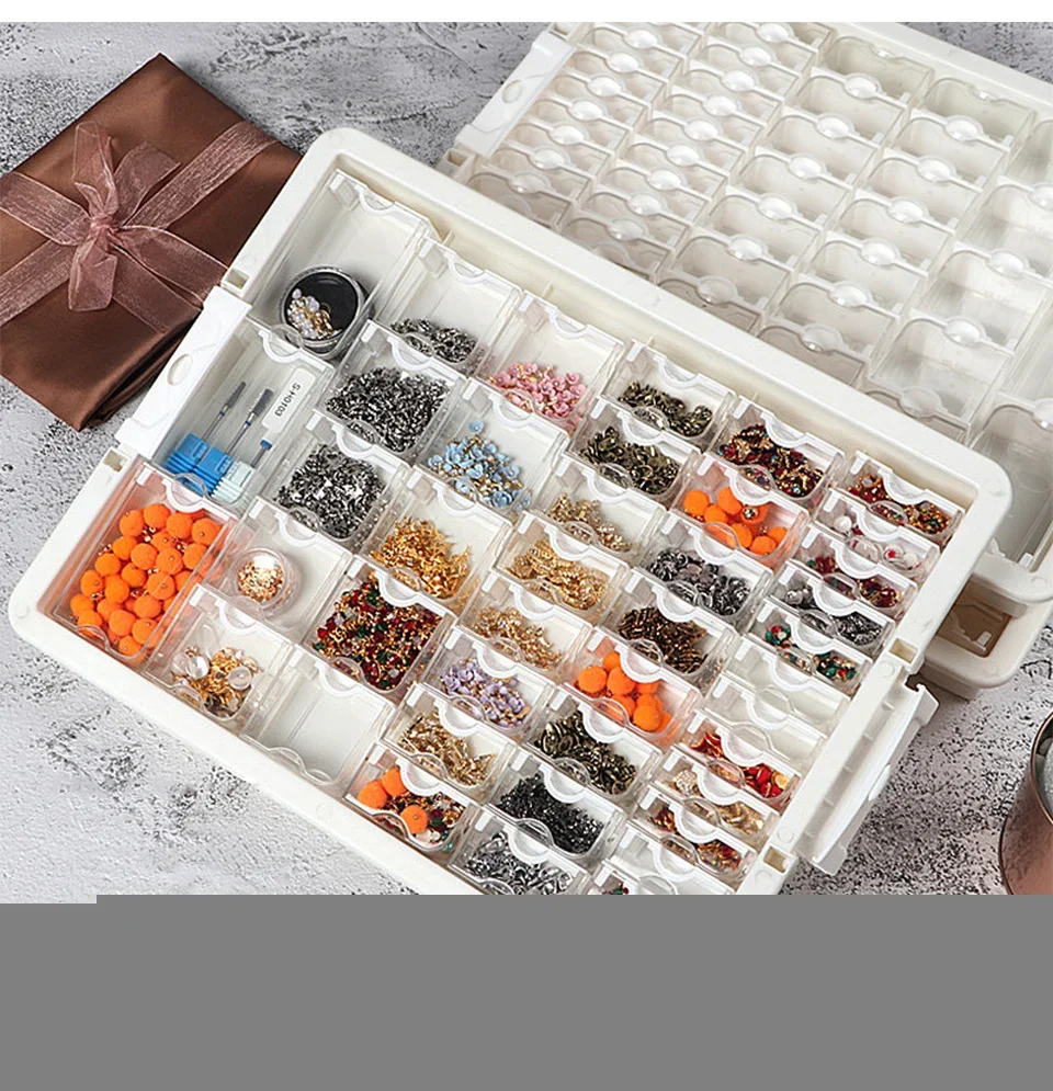 

Drill Containers For Diamond Painting Tool Accessories Diamond Embroidery Box Mosaic Storage Box New Arrivals 2023