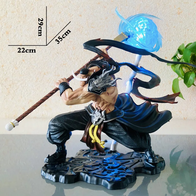 One Piece Luffy Anime Figure Fourth Emperor Dad's White Beard Series Action Figurines Model Decoration Toys For Children Gift